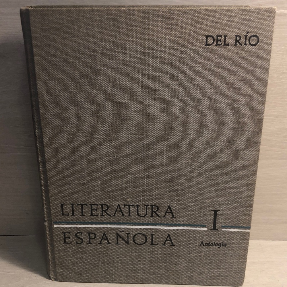 Literatura Española I By Del Rio 1966 (Spanish) Hardcover Pls Read Post